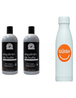 Foto 1 | Foto 1 | 2 Shampoo Alquitrán Anticaspa + Termo Güish Gratis