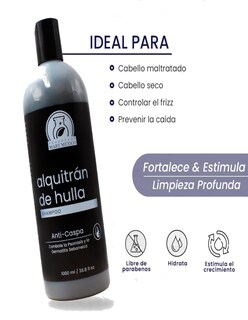 Foto 3 | Foto 3 | 2 Shampoo Alquitrán Anticaspa + Termo Güish Gratis