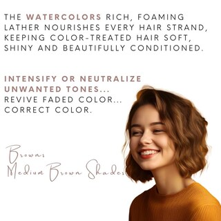 Foto 2 | Foto 2 | Champú Depositante De Color Watercolors Cocoa, 240 Ml, Sin Sulfatos - Venta Internacional.