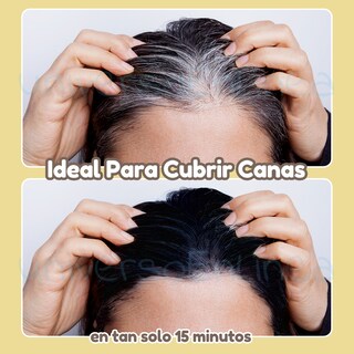 Foto 3 | Foto 3 | Shampoo Tinte Cubre Canas Natural 500ml Cambio Color Cabello (color Marron)