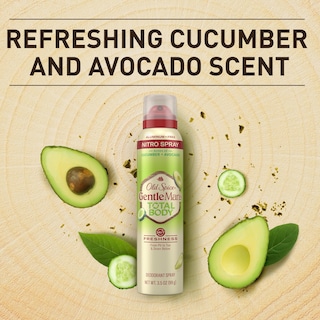 Foto 7 | Foto 7 | Desodorante En Aerosol Old Spice Para Todo El Cuerpo, Pepino Y Aguacate, 100 Ml - Venta Internacional.