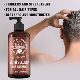 Foto 2 | Foto 2 | Champú Viking Revolution Sandalwood Para Hombre 500 Ml Con Biotina - Venta Internacional.