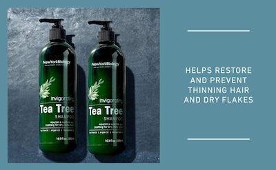 Foto 5 | Foto 5 | Champú New York Biology Tea Tree 500 Ml Para Aliviar La Caspa - Venta Internacional.
