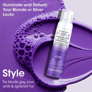 Foto 3 | Foto 3 | Espuma Para Peinar Y Tonificar El Cabello Giovanni Color Chic Purple 200 Ml - Venta Internacional.