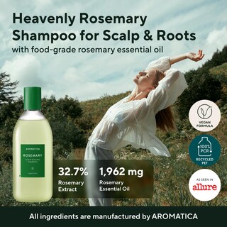 Foto 2 | Foto 2 | Champú Exfoliante Para Cuero Cabelludo Aromatica Rosemary 400 Ml Vegano - Venta Internacional.