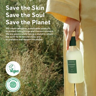 Foto 5 | Foto 5 | Champú Exfoliante Para Cuero Cabelludo Aromatica Rosemary 400 Ml Vegano - Venta Internacional.