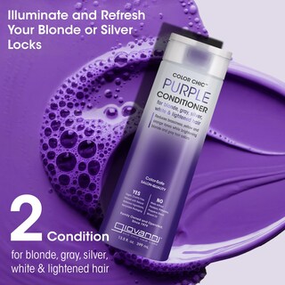 Foto 3 | Foto 3 | Acondicionador Giovanni Color Chic Purple 400 Ml Para Cabello Rubio - Venta Internacional.
