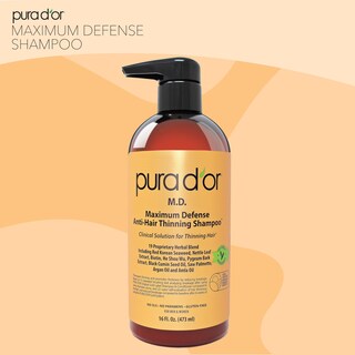Foto 6 | Foto 6 | Champú Pura D'or Md Antiadelgazante Maximum Defense 473 Ml - Venta Internacional.