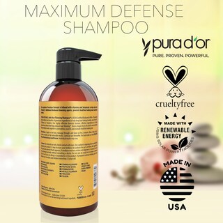 Foto 7 | Foto 7 | Champú Pura D'or Md Antiadelgazante Maximum Defense 473 Ml - Venta Internacional.