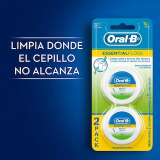 Foto 3 | Foto 3 | Hilo Dental Oral-b Essential Floss Encerado 2 Piezas