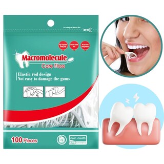 Foto 1 | Foto 1 | Hilo Dental Set 100 Piezas Limpieza Bucal Dientes Higiene
