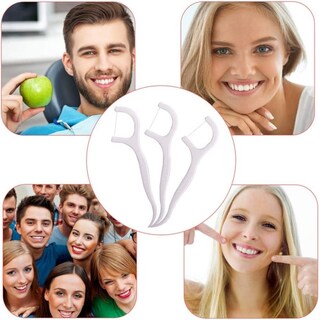 Foto 6 | Foto 6 | Hilo Dental Set 100 Piezas Limpieza Bucal Dientes Higiene