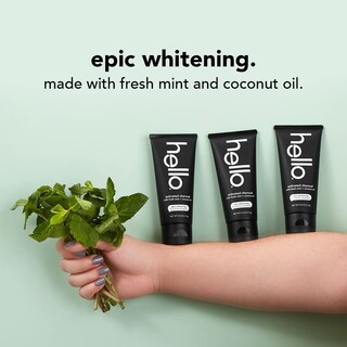 Foto 6 | Foto 6 | Pasta De Dientes Y Cepillo De Dientes Hello Activated Charcoal Epic - Venta Internacional.