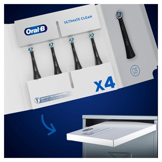Foto 2 | Foto 2 | Cabezal De Cepillo De Dientes Eléctrico Oral-b Io Ultimate Clean X4 Negro - Venta Internacional.