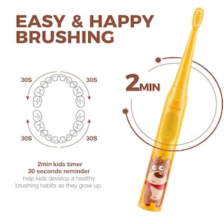 Foto 4 | Foto 4 | Cepillo De Dientes Eléctrico Vekkia Sonic Recargable Para Niños Mayores De 5 Años - Venta Internacional.