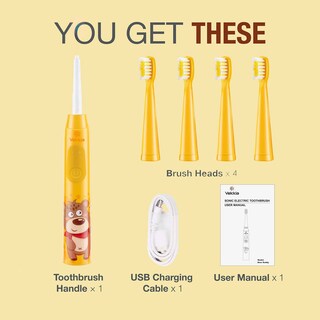 Foto 7 | Foto 7 | Cepillo De Dientes Eléctrico Vekkia Sonic Recargable Para Niños Mayores De 5 Años - Venta Internacional.