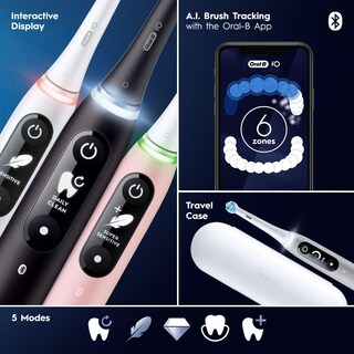 Foto 6 | Foto 6 | Cepillo De Dientes Eléctrico Oral-b Io Series 6 Recargable Gris Opal - Venta Internacional.