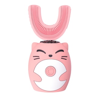 Foto 1 | Foto 1 | Cabezal de Cepillo de Dientes Eléctrico Forma de U de Silicona Rosa para Niños - Venta Internacional