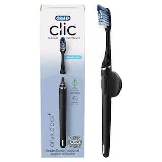 Foto 1 | Foto 1 | Cepillo De Dientes Oral-b Clic Manual Onyx Black Con Soporte 1 Unidad - Venta Internacional.