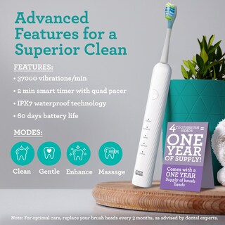 Foto 4 | Foto 4 | Cepillo De Dientes Eléctrico Con Hilo Dental Gurunanda Lion & Lamb - Venta Internacional.