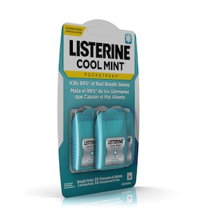 Foto 6 | Foto 6 | Breath Strips Listerine Cool Mint Pocketpaks 72 Unidades (paquete De 6) - Venta Internacional.