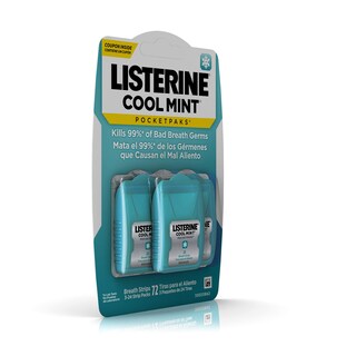 Foto 4 | Foto 4 | Breath Strips Listerine Pocketpaks Cool Mint, 72 Unidades - Venta Internacional.