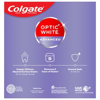 Foto 7 | Foto 7 | Pasta De Dientes Colgate Optic White Advanced Hydrogen Perxide 90 Ml - Venta Internacional.
