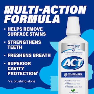 Foto 4 | Foto 4 | Enjuague Bucal Act Whitening + Anticaries, 500 Ml, Sin Alcohol - Venta Internacional.