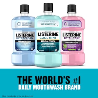 Foto 5 | Foto 5 | Enjuague Bucal Listerine Zero Alcohol Cool Mint Flavor 1l - Venta Internacional.