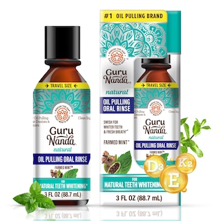Foto 1 | Foto 1 | Enjuague Bucal Gurunanda, Tamaño Viaje, Aceite De Coco, 90 Ml - Venta Internacional.