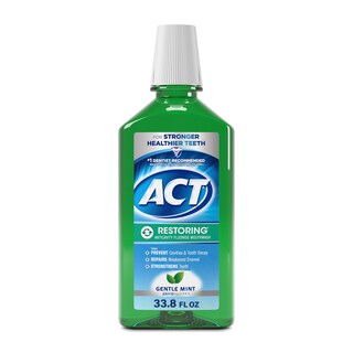 Foto 1 | Foto 1 | Enjuague Bucal Act Restoring Zero Alcohol Flúor, 1 L, Mint Burst - Venta Internacional.
