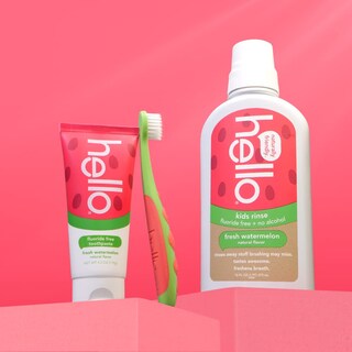 Foto 6 | Foto 6 | Enjuague Bucal Hello Natural Watermelon Flavor Kids, 480 Ml (paquete De 3) - Venta Internacional.