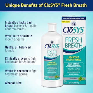 Foto 2 | Foto 2 | Enjuague Bucal Closys Fresh Breath Sensitive 960 Ml (paquete De 3) - Venta Internacional.