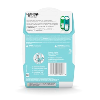 Foto 2 | Foto 2 | Breath Strips Listerine Cool Mint Pocketpaks 24 Tiras X 3 Paquetes - Venta Internacional.