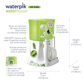 Foto 4 | Foto 4 | Water Flosser Waterpik Wp-260 Para Niños Con Aparatos Ortopédicos, Color Verde - Venta Internacional.