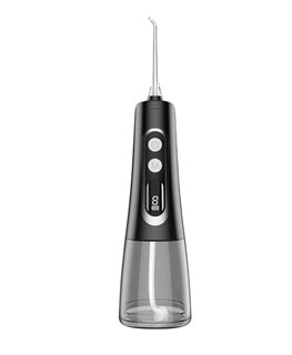 Foto 1 | Foto 1 | Irrigador Bucal Limpiador Dientes Eléctrico Con 4 Boquillas Gris/negro