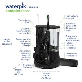 Foto 2 | Foto 2 | Cepillo De Dientes Eléctrico Water Flosser + Sonic Waterpik Wp-862 - Venta Internacional.