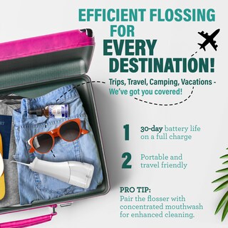 Foto 7 | Foto 7 | Hilo Dental Con Agua Gurunanda 2.0 Xl Tanque De 380 Ml 4 Modos - Venta Internacional.