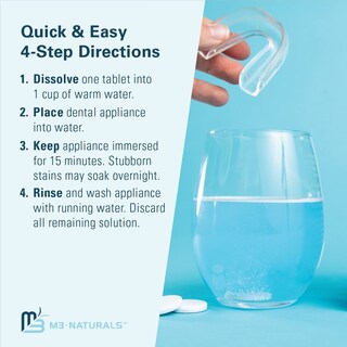 Foto 6 | Foto 6 | Tabletas Limpiadoras M3 Naturals Para Retenedores Y Dentaduras 240 - Venta Internacional.