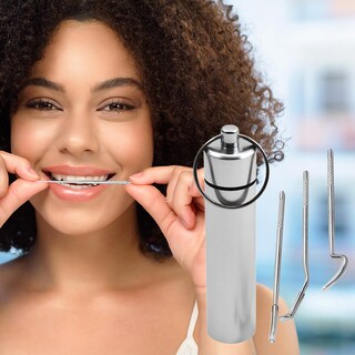 Foto 2 | Foto 2 | Kit De Higiene Dental Huoguo Juego De 3 Piezas De Acero Inoxidable - Venta Internacional.