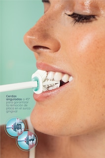 Foto 3 | Foto 3 | Cepillo Dental Balene Doble Cara con Cerdas Suaves Anguladas 45º Coral