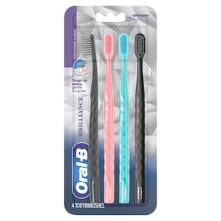 Foto 1 | Foto 1 | Pack 4 Cepillos de Dientes Oral-B Pro Whitening Brilliance Extra Suaves - Venta Internacional
