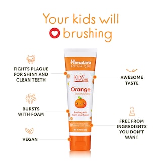 Foto 2 | Foto 2 | Pasta De Dientes Himalaya Botanique Kids Herbal Orange, 120 Ml, Paquete De 4 - Venta Internacional.