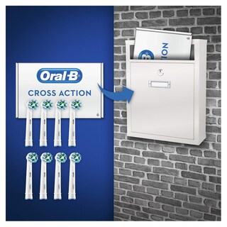 Foto 2 | Foto 2 | Cabezales de Cepillo de Dientes Oral-B CrossAction 8 Piezas - Venta Internacional