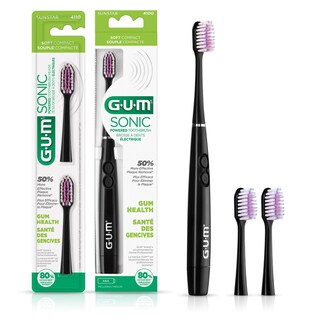 Foto 1 | Foto 1 | Cepillo De Dientes Gum Sonic Powered, Cerdas Cónicas, Paquete Negro - Venta Internacional.