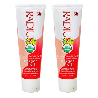 Foto 2 | Foto 2 | Pasta De Dientes Radius Usda Organic Kids Dragon Fruit 90 Ml Paquete De 2 - Venta Internacional.