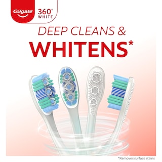 Foto 3 | Foto 3 | Cepillo De Dientes Colgate 360 Optic White Whitening Adult Soft  Paquete De 4 - Venta Internacional.