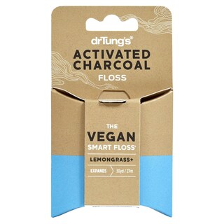 Foto 1 | Foto 1 | Carbón Activado Vegano Y Hierba De Limón De Dental Floss Drtung - Venta Internacional.