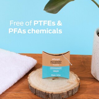 Foto 2 | Foto 2 | Carbón Activado Vegano Y Hierba De Limón De Dental Floss Drtung - Venta Internacional.