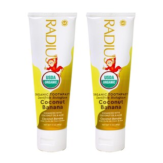 Foto 2 | Foto 2 | Pasta De Dientes Radius Kids Coconut Banana Organic De 90 Ml Paquete De 2 - Venta Internacional.